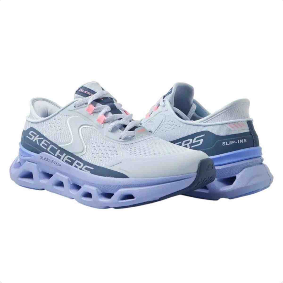 Tênis Corrida Feminino Skechers Glide Step Altus Azul Azul 6