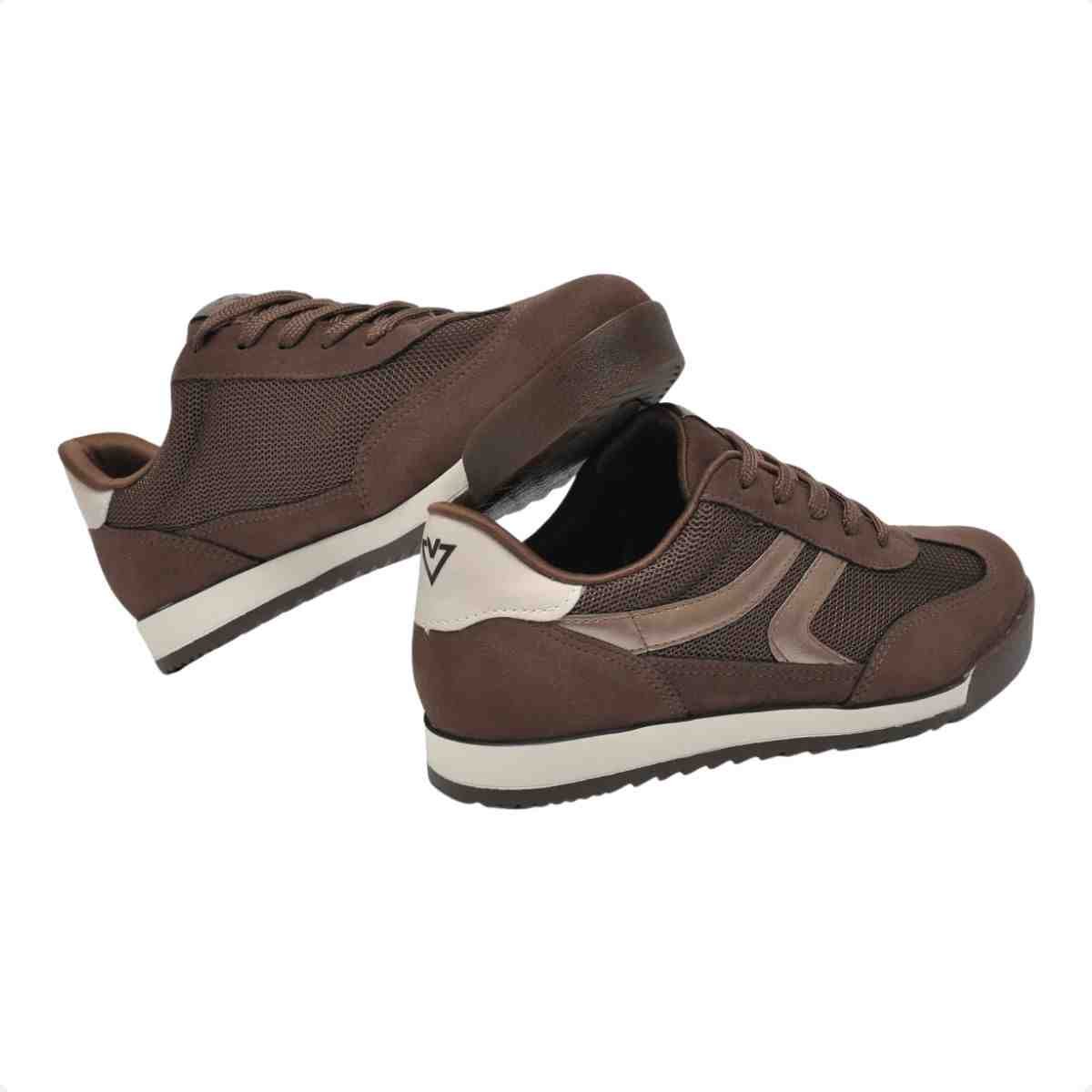 Tênis Casual Feminino Via Marte Canela Marrom Bege Marrom 4