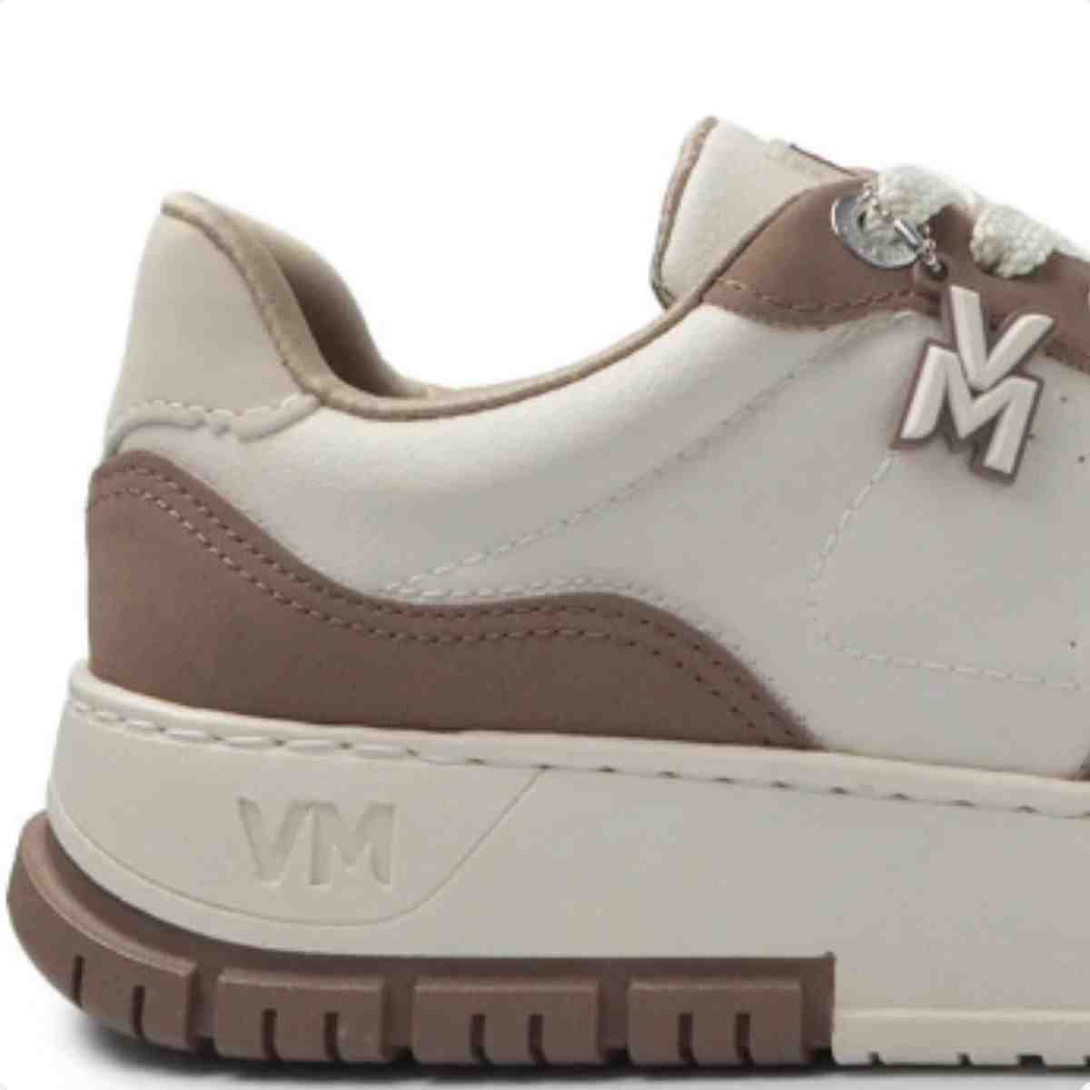 Tênis Casual Feminino Via Marte Bege Marfim Bege/Marrom 5