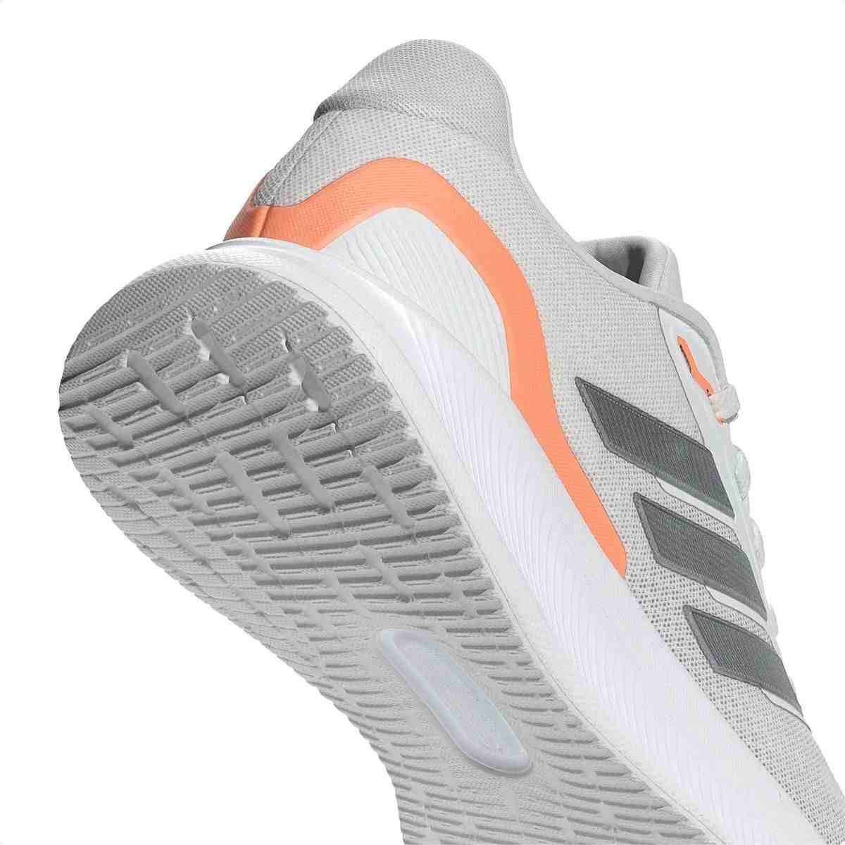 Tenis Corrida Feminino Adidas Runfalcon 5 Branco Cinza 3