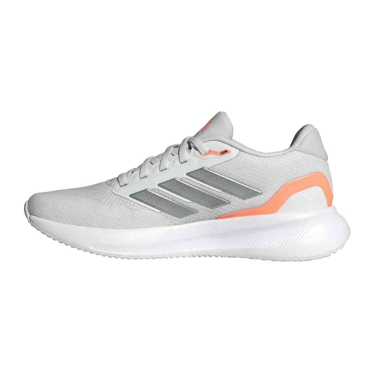 Tenis Corrida Feminino Adidas Runfalcon 5 Branco Cinza 4