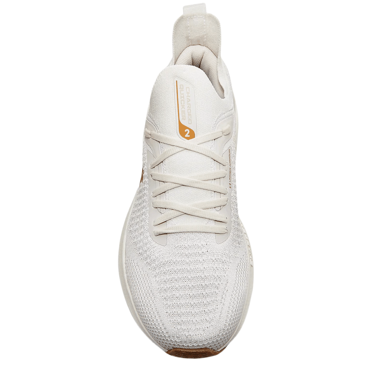 Tênis Corrida Feminino Under Armour Charged Quicker 2 Se Bege Off White 3