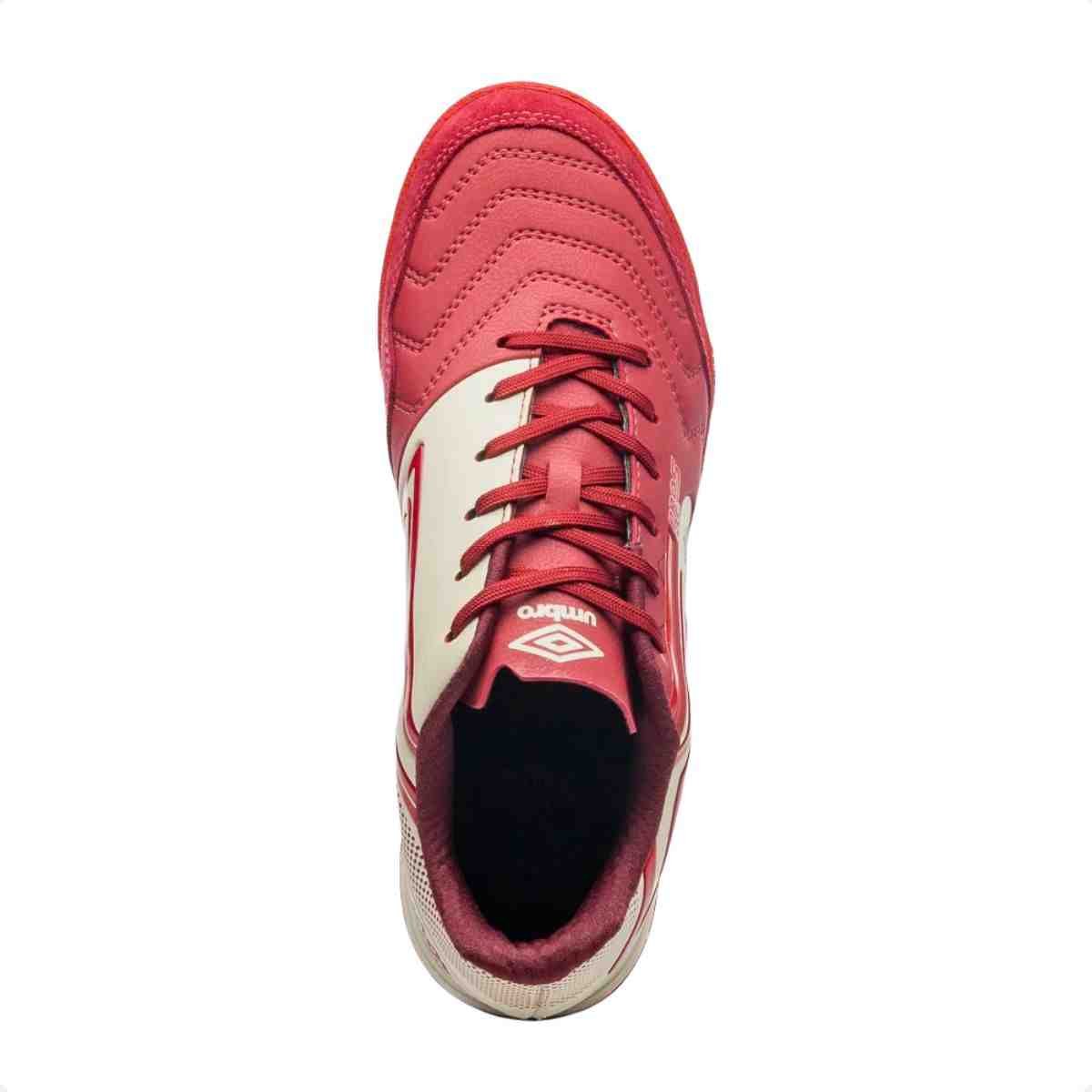 Chuteira Indoor Masculino Umbro Pro 5 Bump Club Vermelho 6