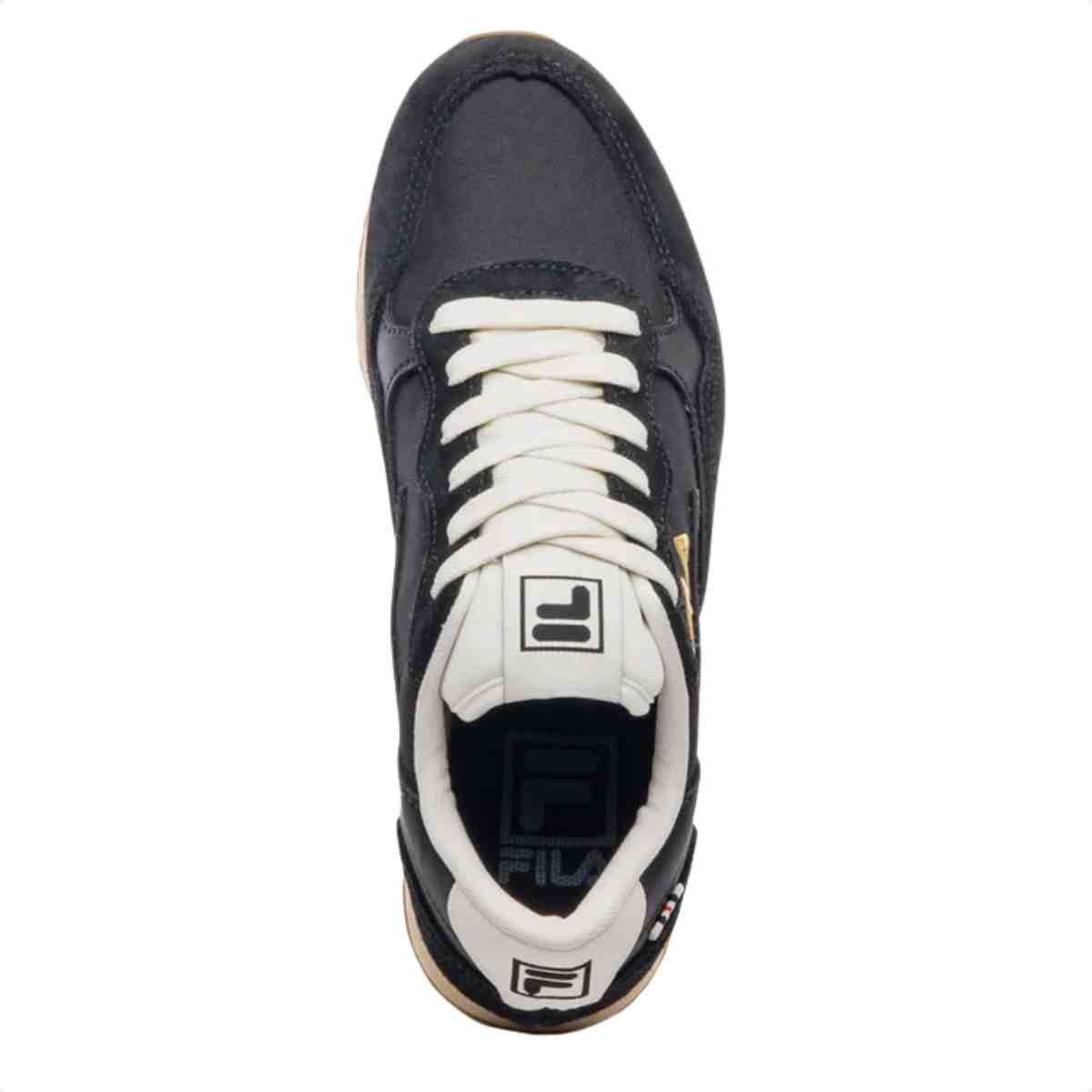 Tenis Casual Masculino Fila Euro Jogger Vintage Preto Preto 5