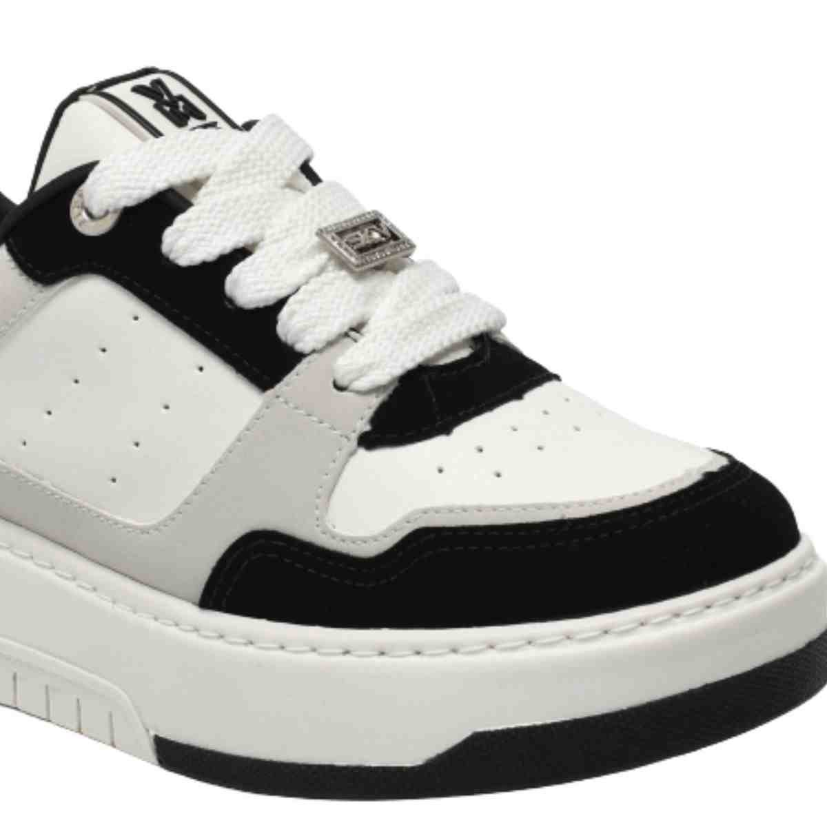 Tênis Casual Feminino Via Marte Preto Branco Branco/Preto 6