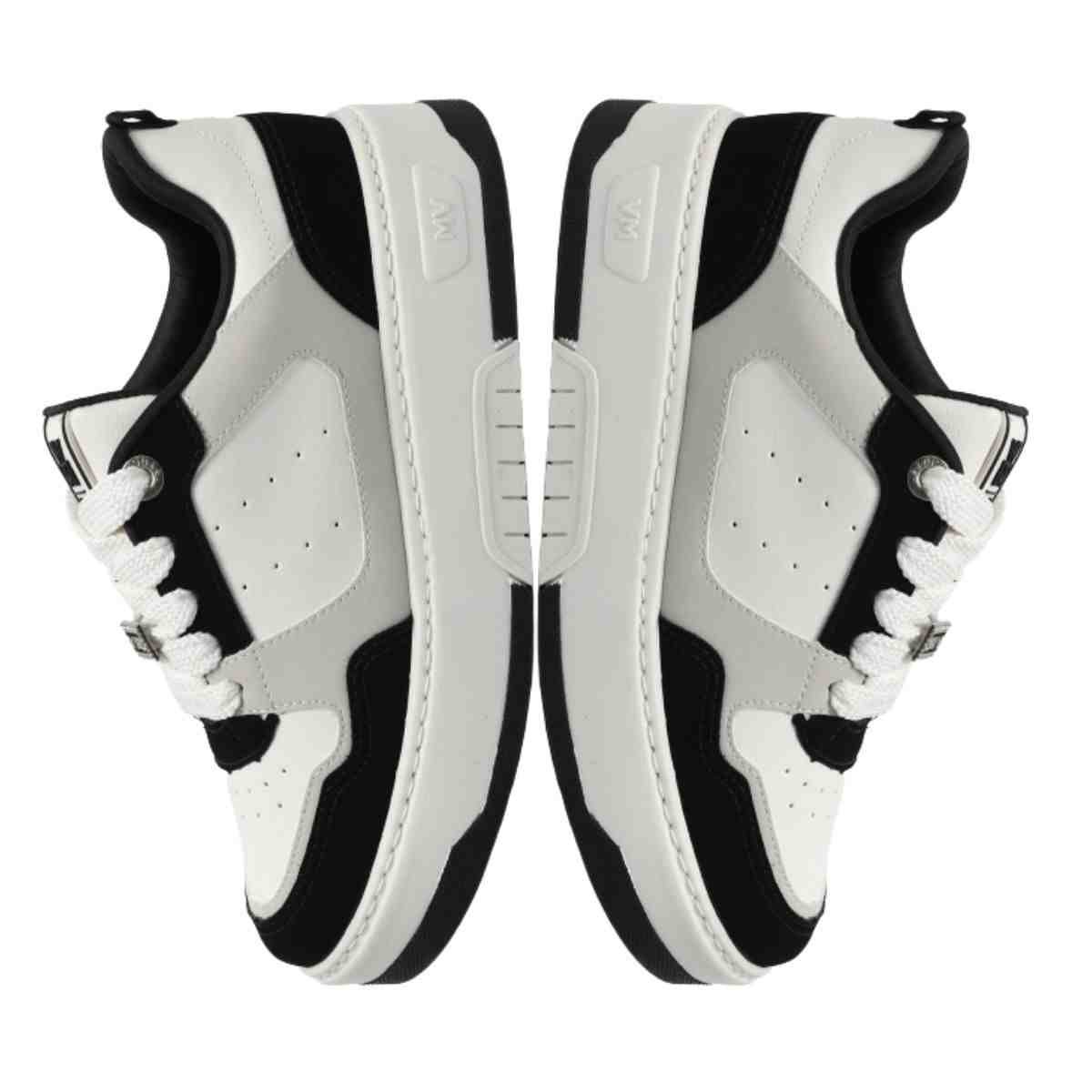 Tênis Casual Feminino Via Marte Preto Branco Branco/Preto 7