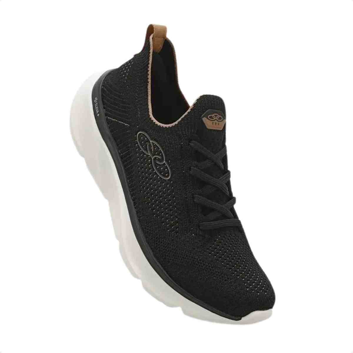 Tenis Corrida Feminino Olympikus Era Preto Preto 2