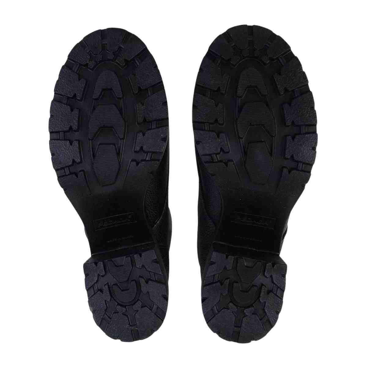 Bota Feminina Coturno Pegada Preto Preto 7