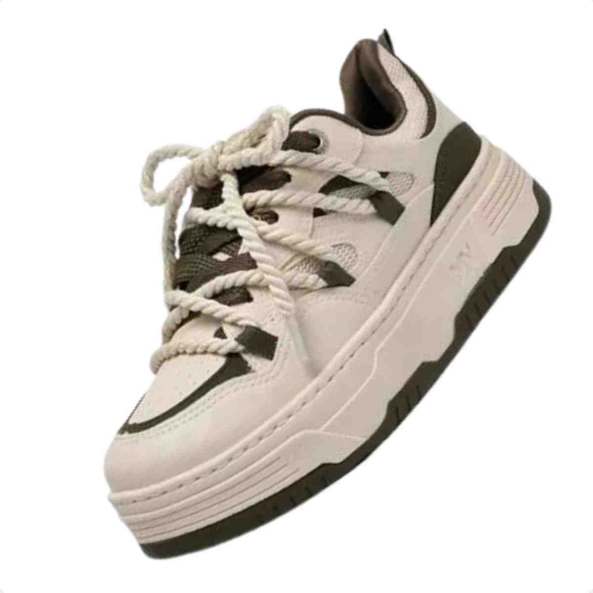 Tênis Casual Feminino Via Marte Marfim Militar Marfim 5