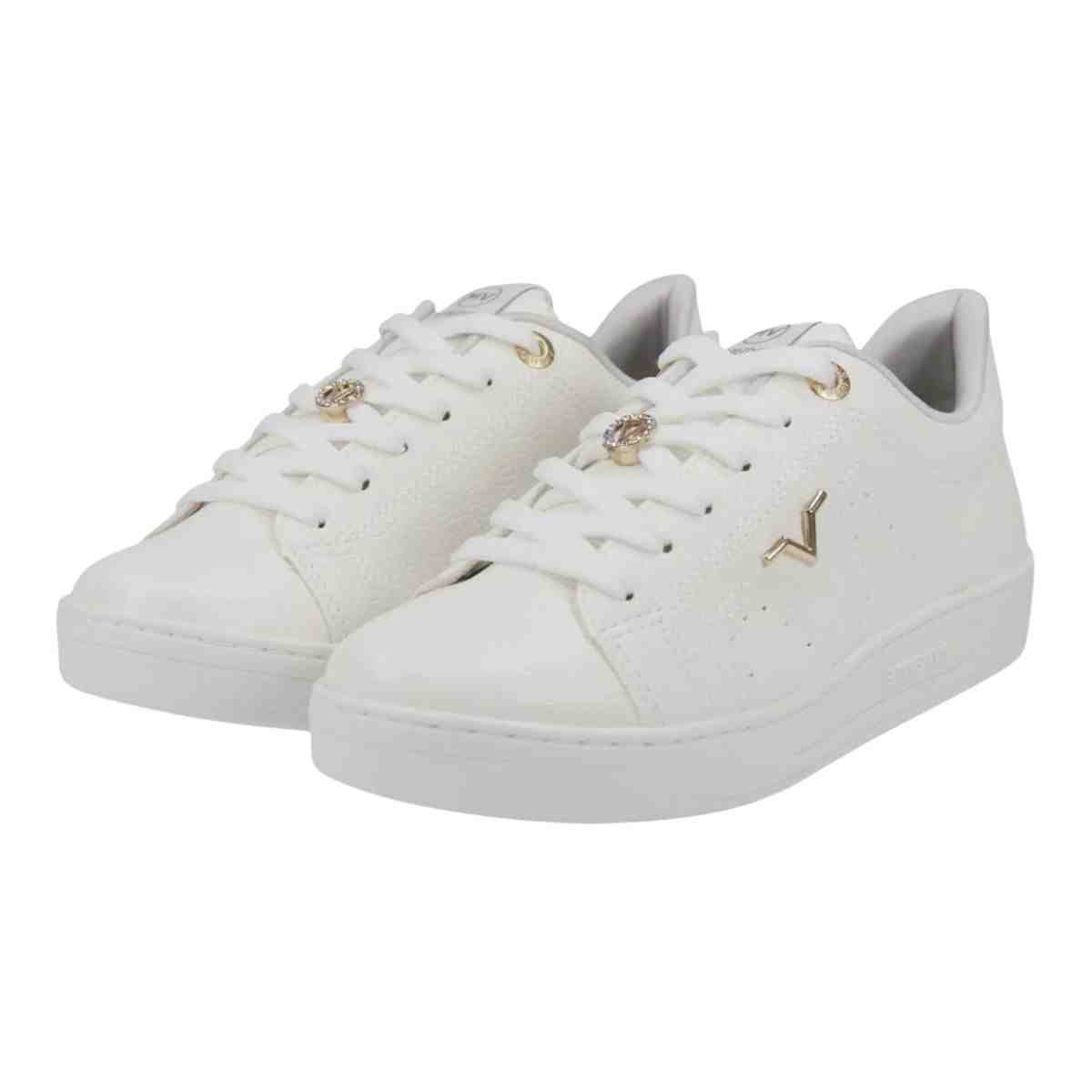 Tênis Casual Feminino Via Marte Branco Branco 6