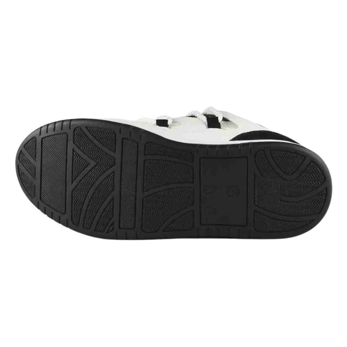 Tênis Casual Feminino Via Marte Branco Preto Branco/Preto 7