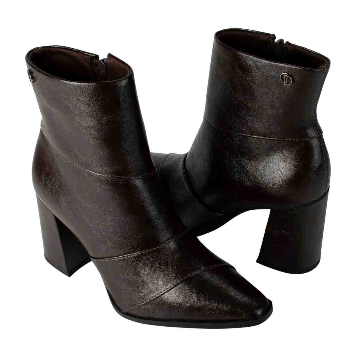 Bota Feminina Cano Médio Dakota Marrom Café Marrom 5