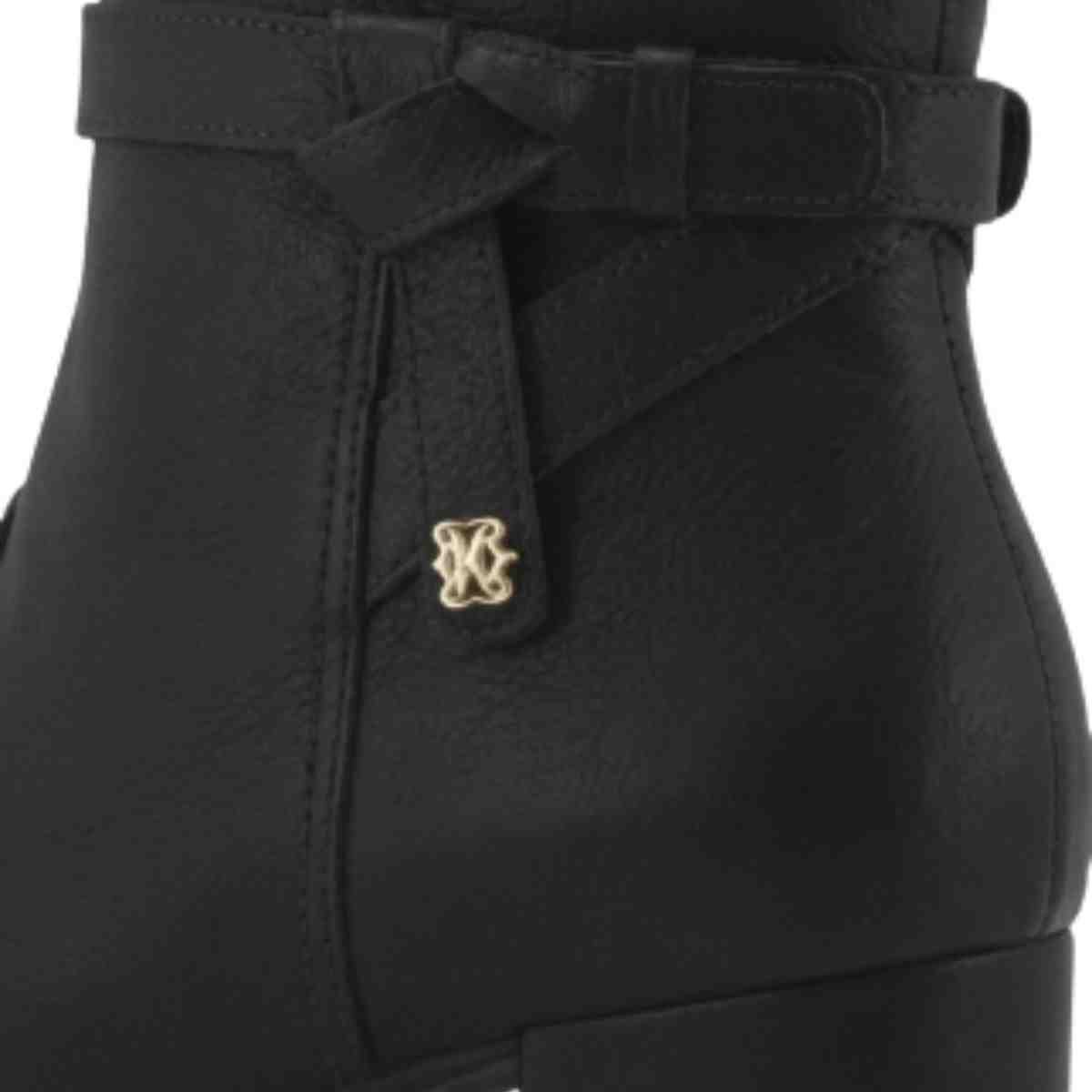 Bota Feminina Cano Baixo Ramarim Preta Preto 5