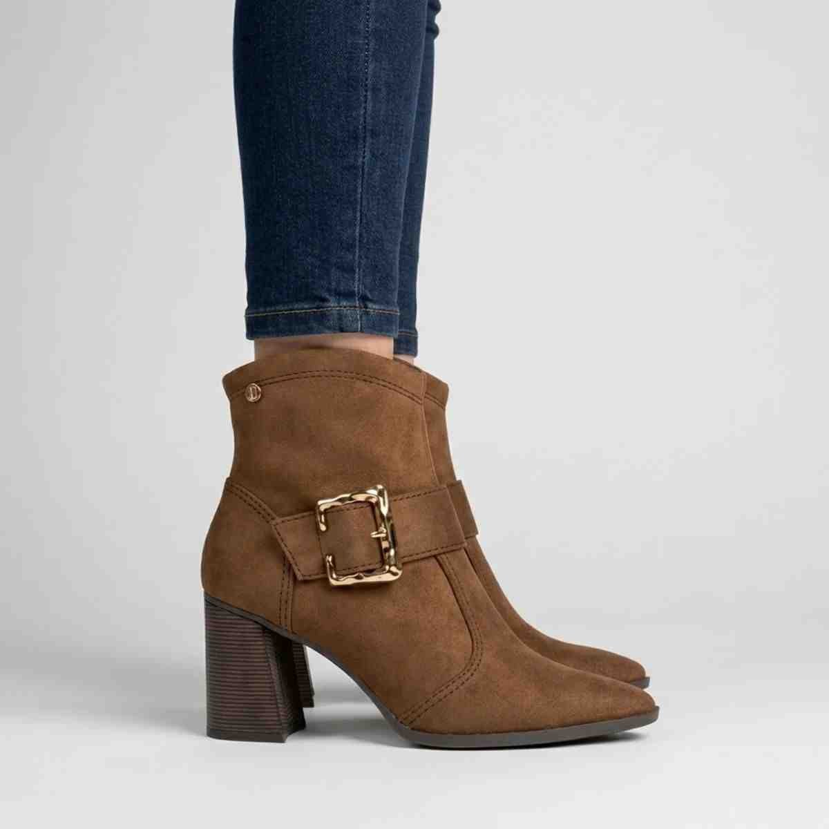 Bota Feminina Cano Médio Dakota Marrom Marrom 2
