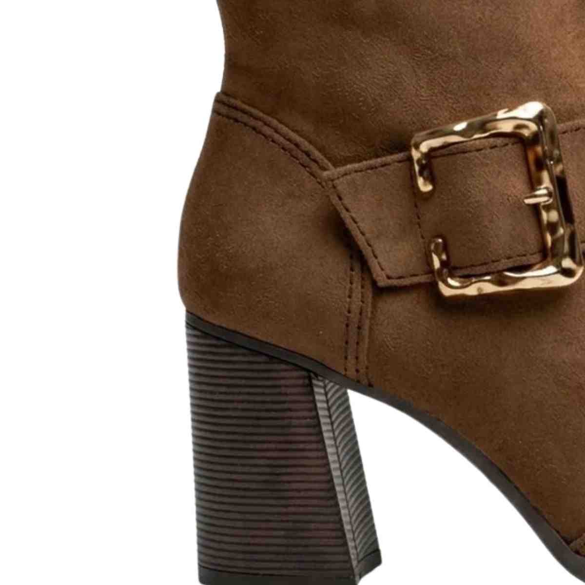 Bota Feminina Cano Médio Dakota Marrom Marrom 6