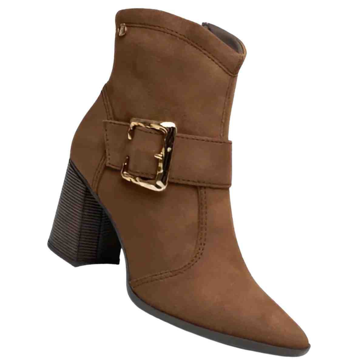 Bota Feminina Cano Médio Dakota Marrom Marrom 7