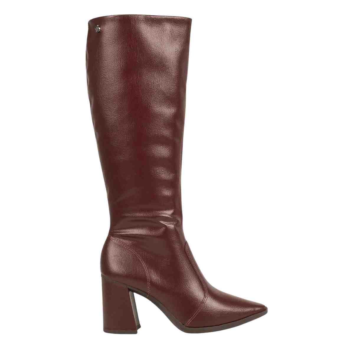 Bota Feminina Cano Alto Dakota Bordô