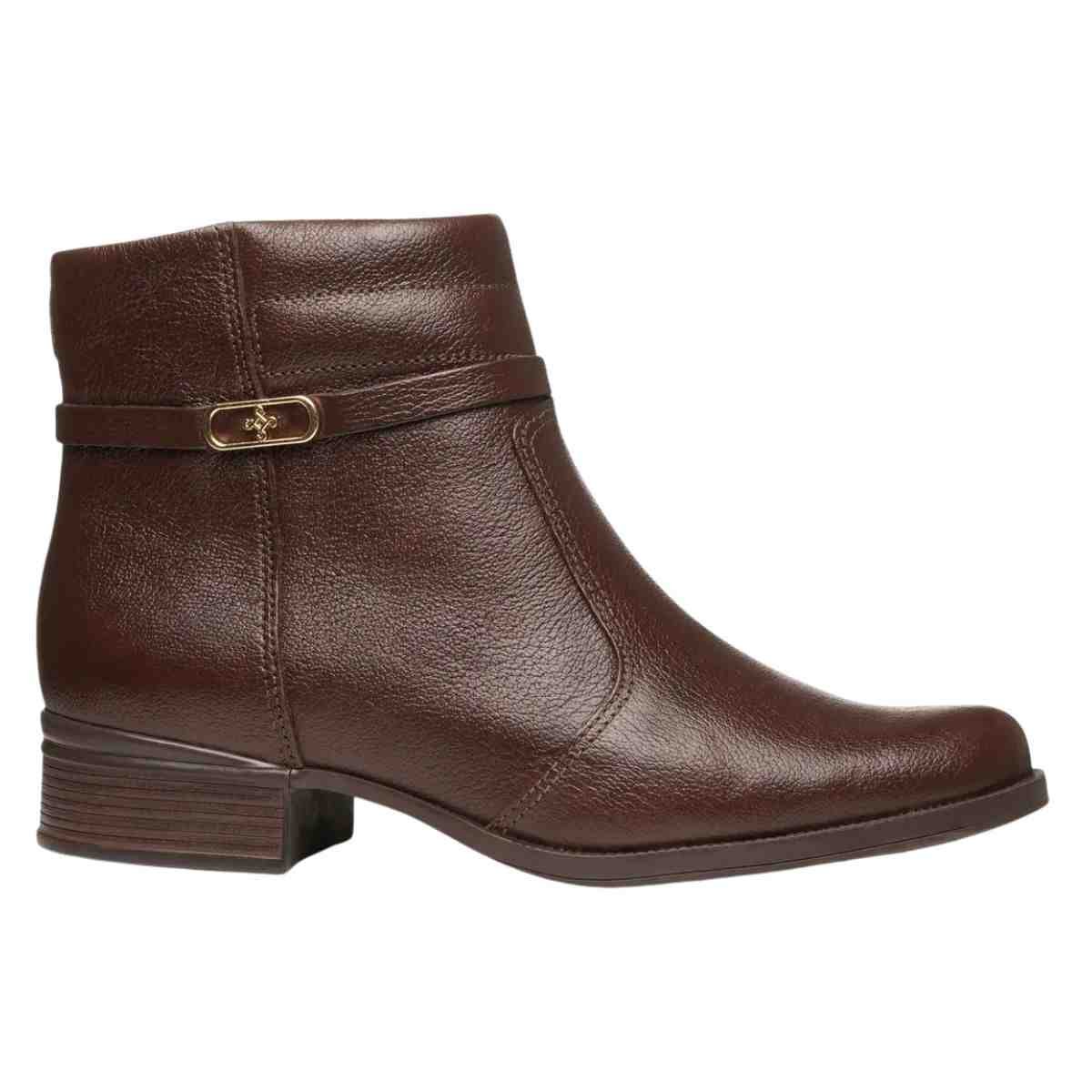 Bota Feminina Cano Baixo Pegada Pinhão