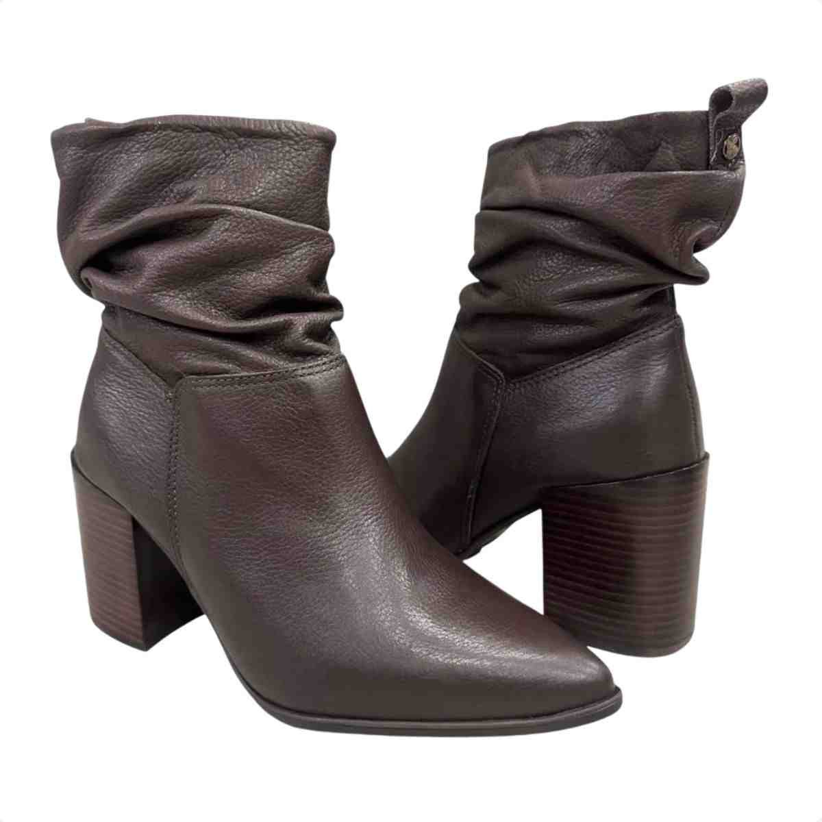 Bota Feminina Cano Médio Bottero Marrom Marrom 2