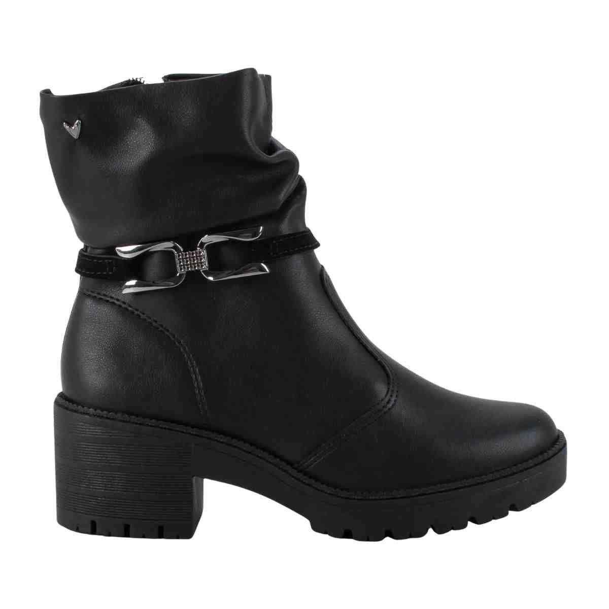 Bota Feminina Cano Médio Mississipi Preta