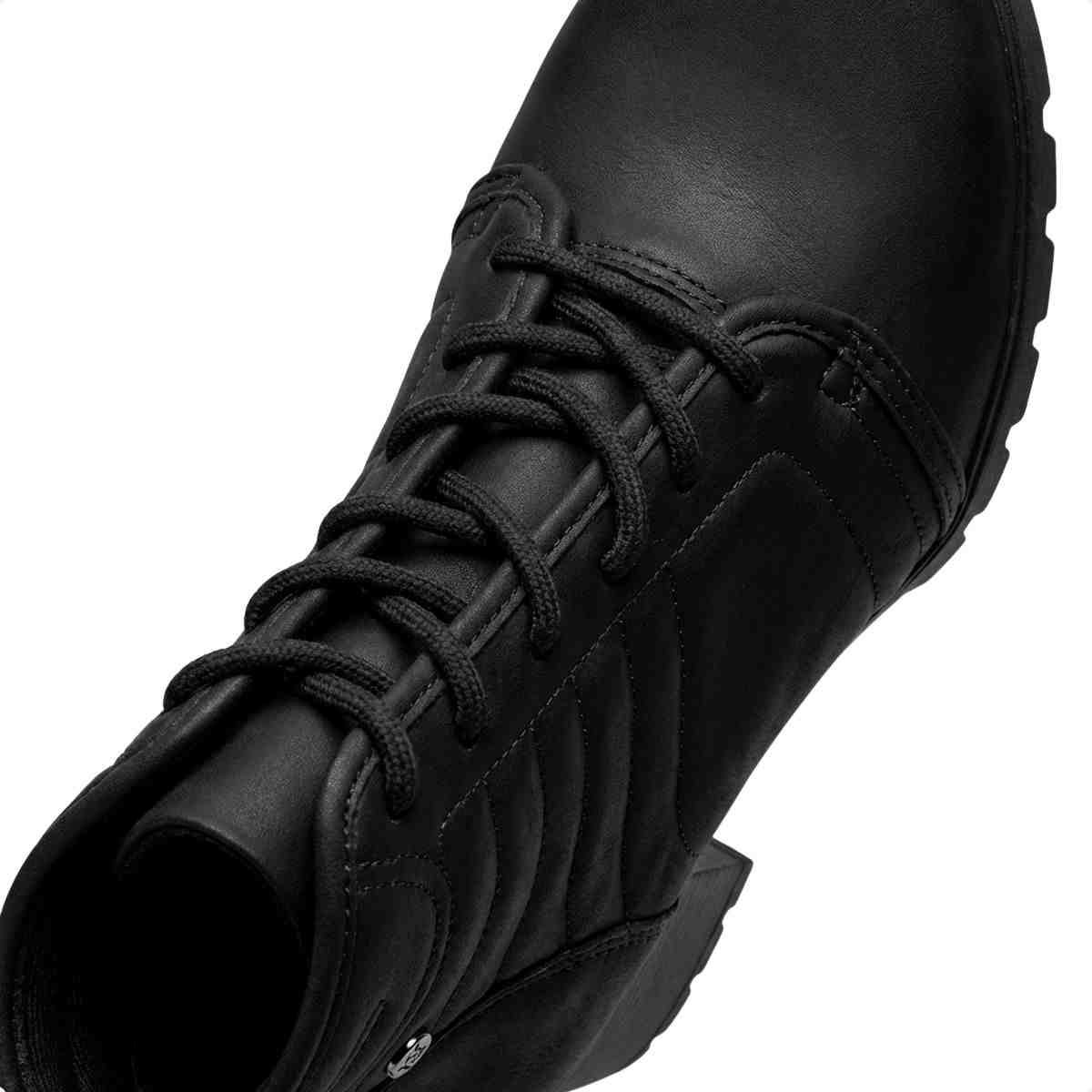 Bota Coturno Feminino Cano Baixo Dakota Preto Preto 3