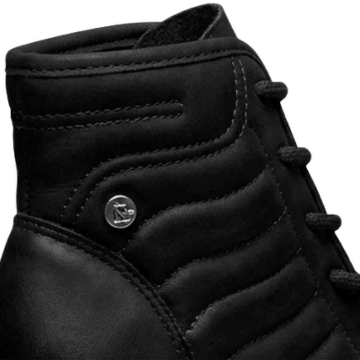 Bota Coturno Feminino Cano Baixo Dakota Preto Preto 7