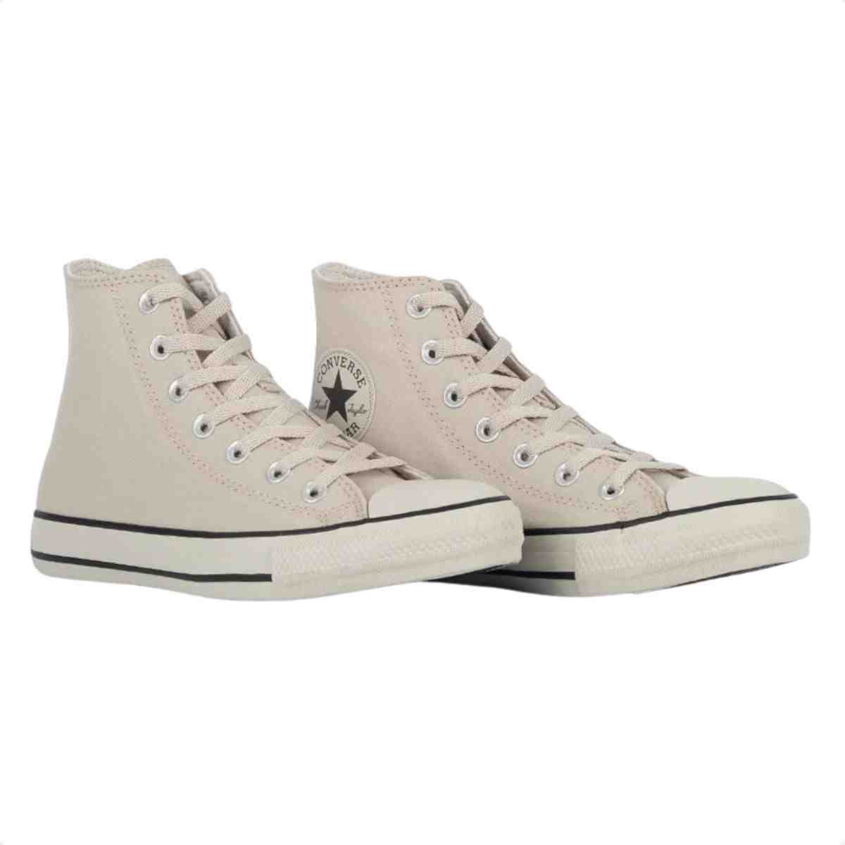 Tenis Casual Feminino Converse Chuck Taylor Marfim Bege 2