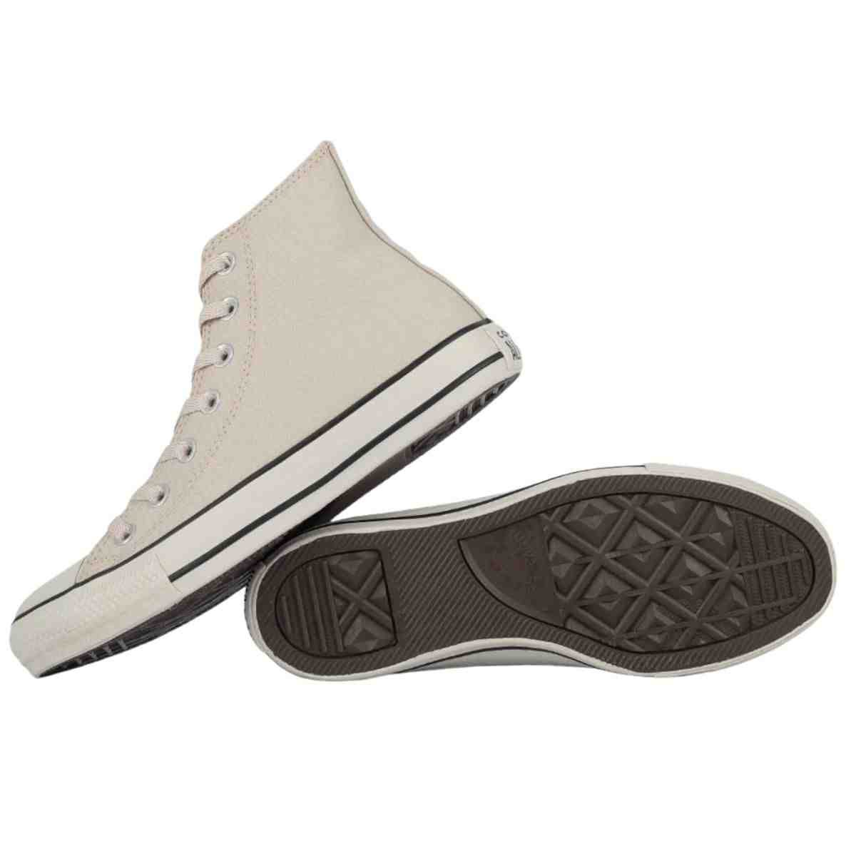Tenis Casual Feminino Converse Chuck Taylor Marfim Bege 4