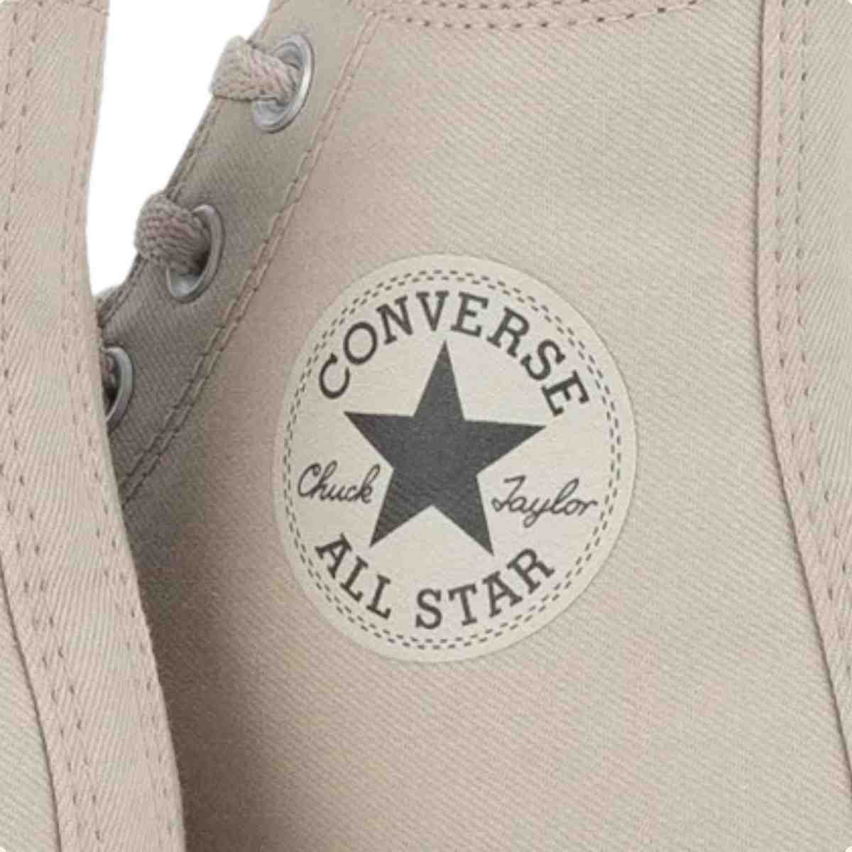 Tenis Casual Feminino Converse Chuck Taylor Marfim Bege 6