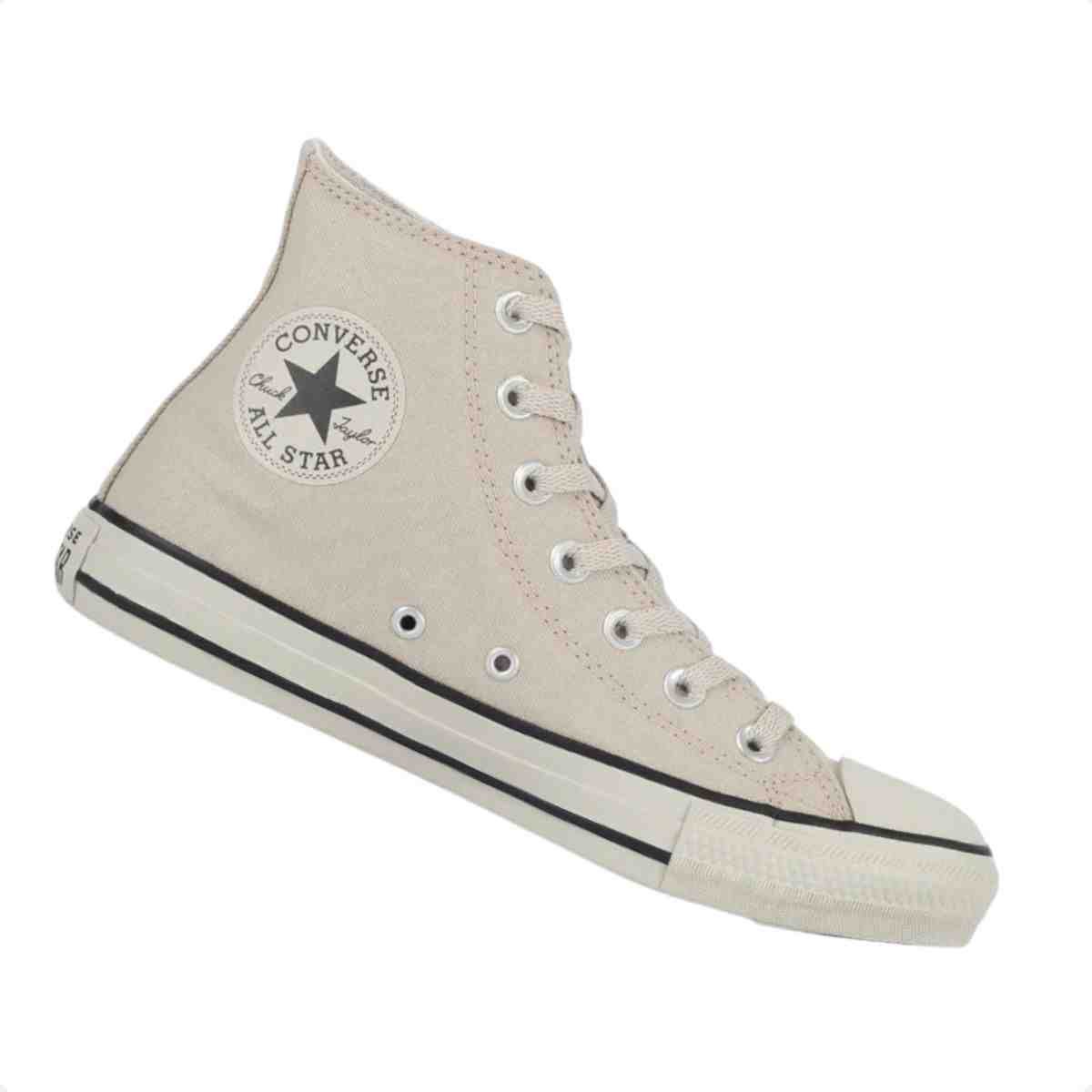 Tenis Casual Feminino Converse Chuck Taylor Marfim Bege 7