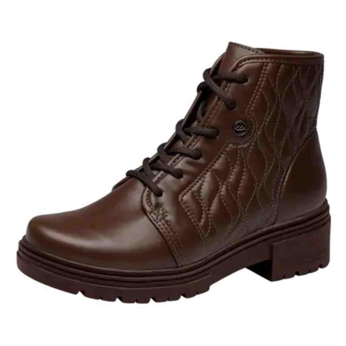 Bota Feminina Coturno Dakota Café Marrom 5