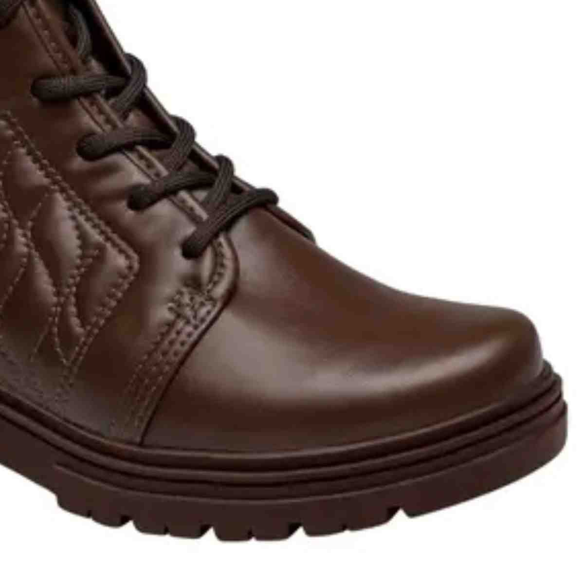 Bota Feminina Coturno Dakota Café Marrom 6