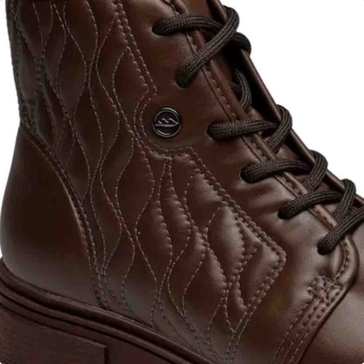 Bota Feminina Coturno Dakota Café Marrom 3