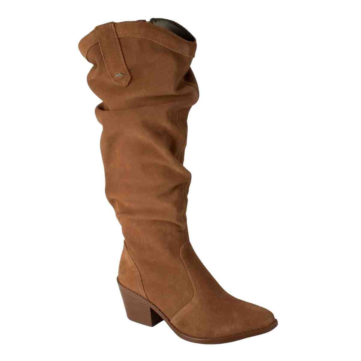 Bota Feminina Cano Alto Dakota Castanho