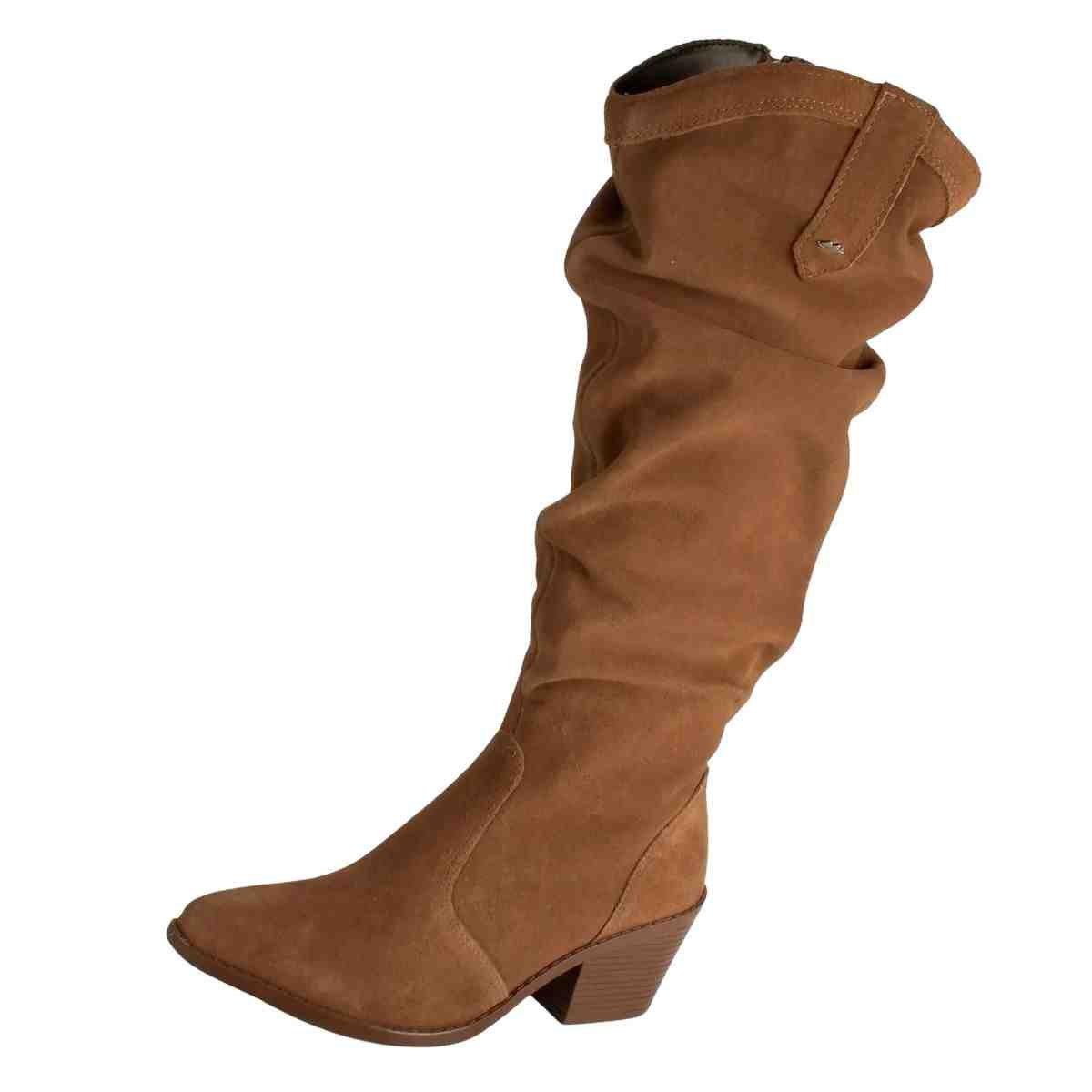 Bota Feminina Cano Alto Dakota Castanho Marrom 5