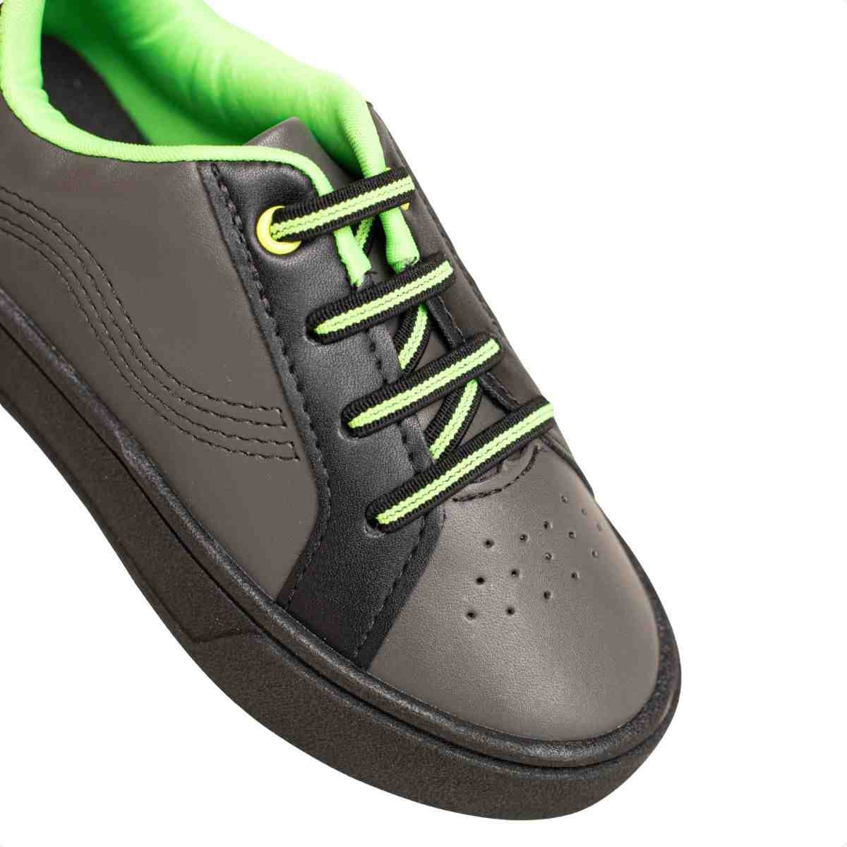 Tenis Casual Inf Jump Kids 017.1311-334 Grafite/Preto 3