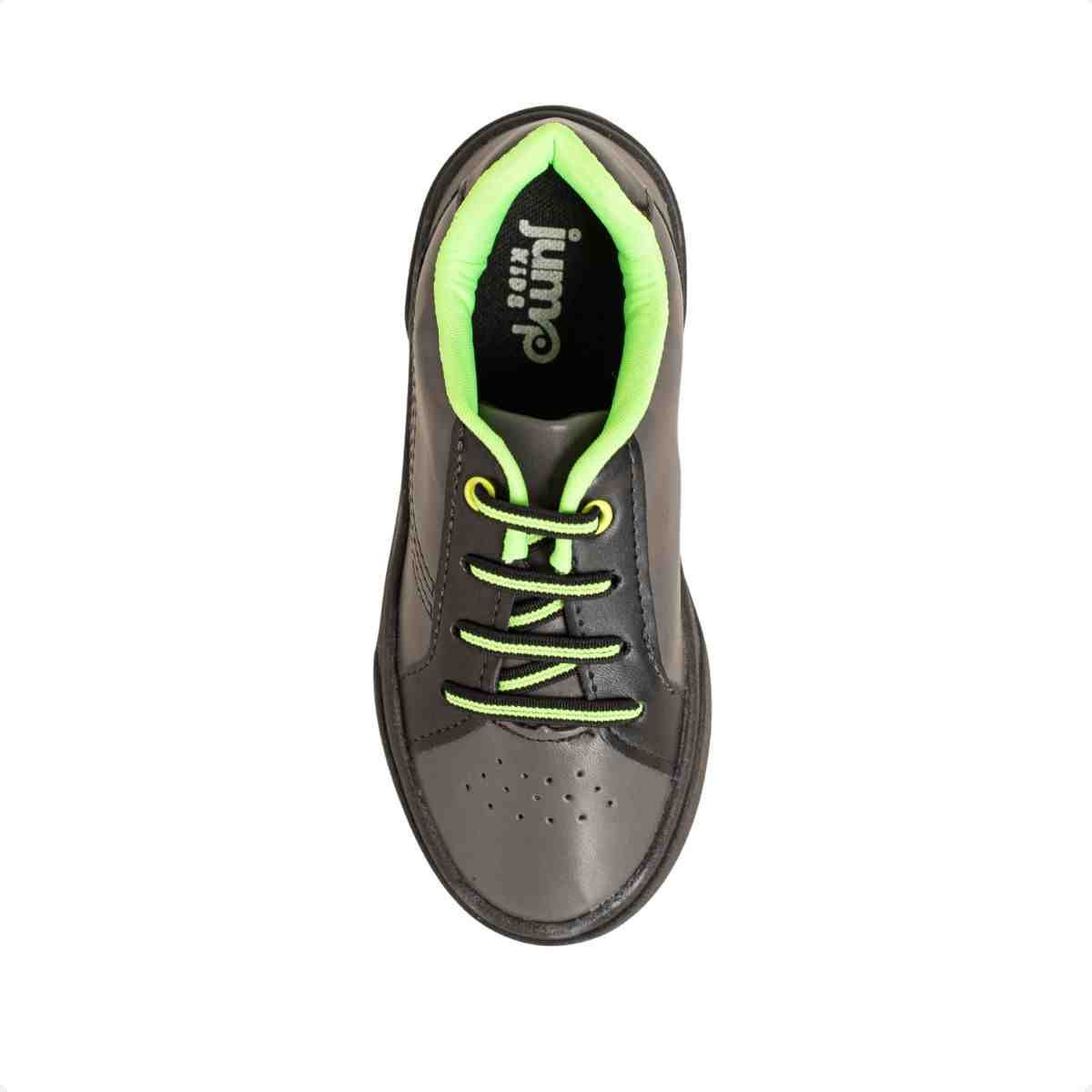 Tenis Casual Inf Jump Kids 017.1311-334 Grafite/Preto 6
