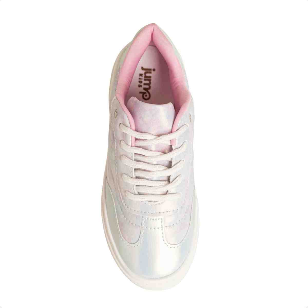 Tenis Casual Inf Jump Kids 020.2196-292 Prata 6