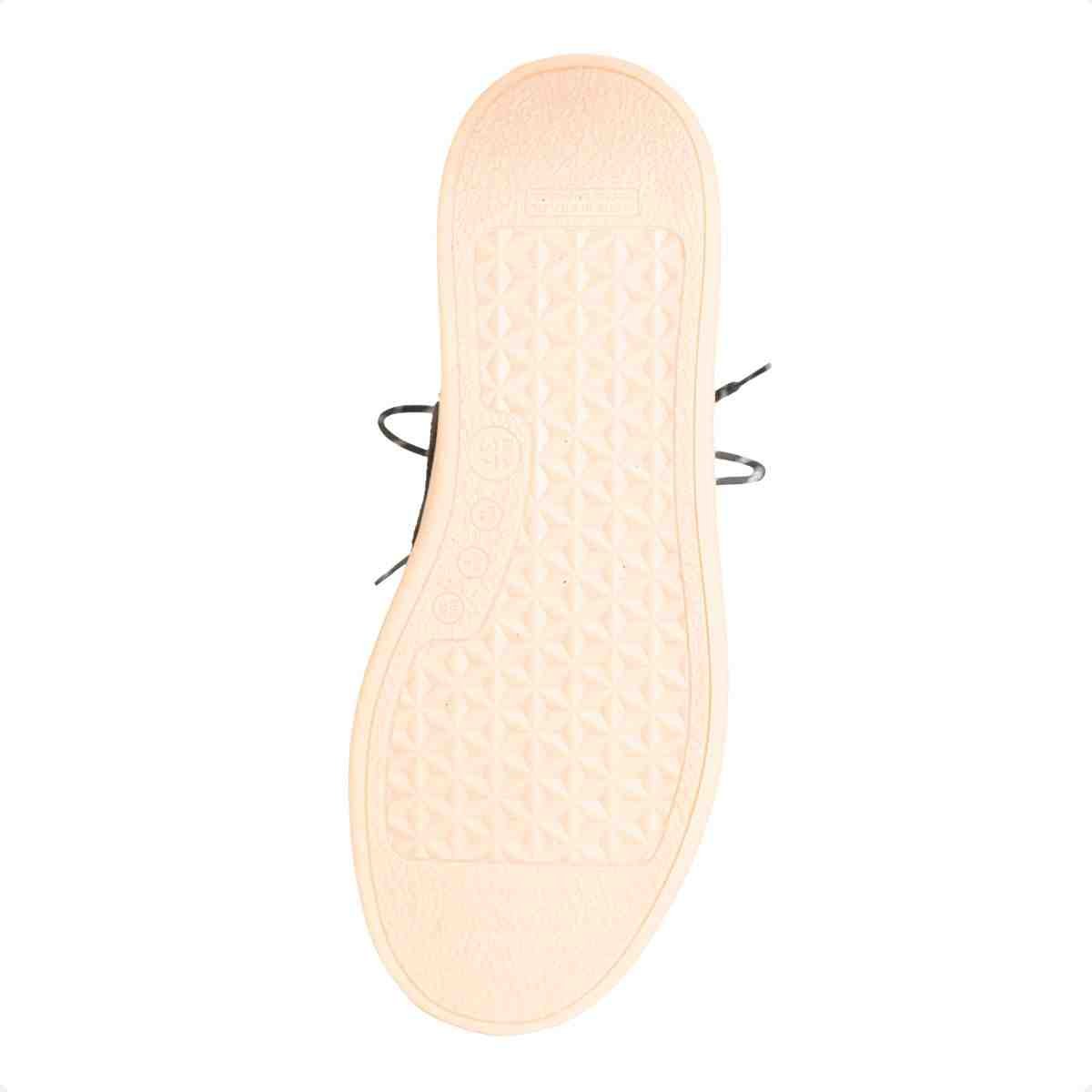 Tênis Feminino Casual Dm Chuteira Em Couro Suede Preto Preto 7