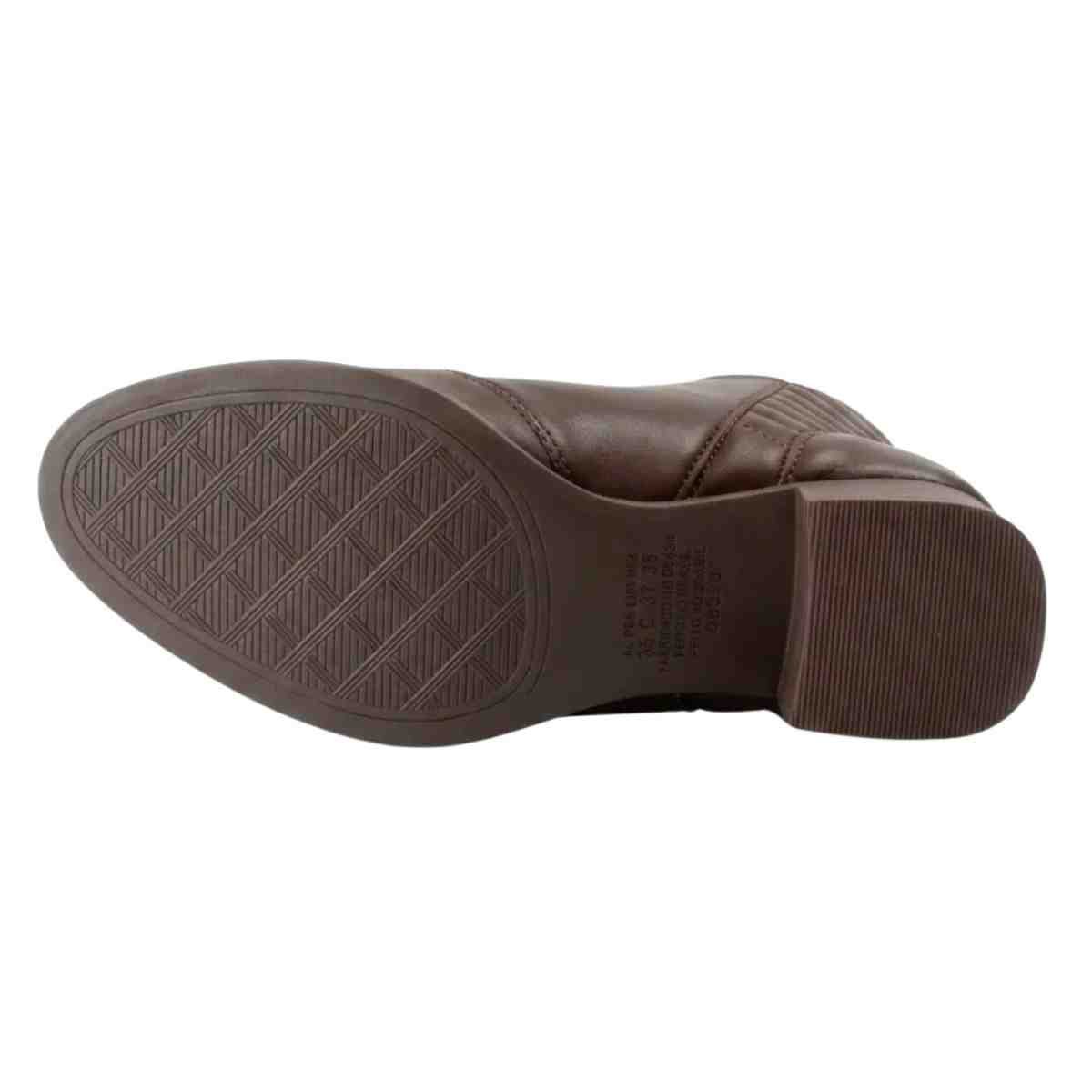 Bota Feminina Cano Baixo Dakota Café Marrom 7