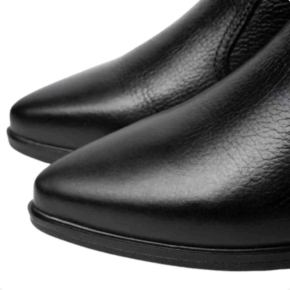 Bota Feminina Cano Baixo Pegada Preta Preto 4