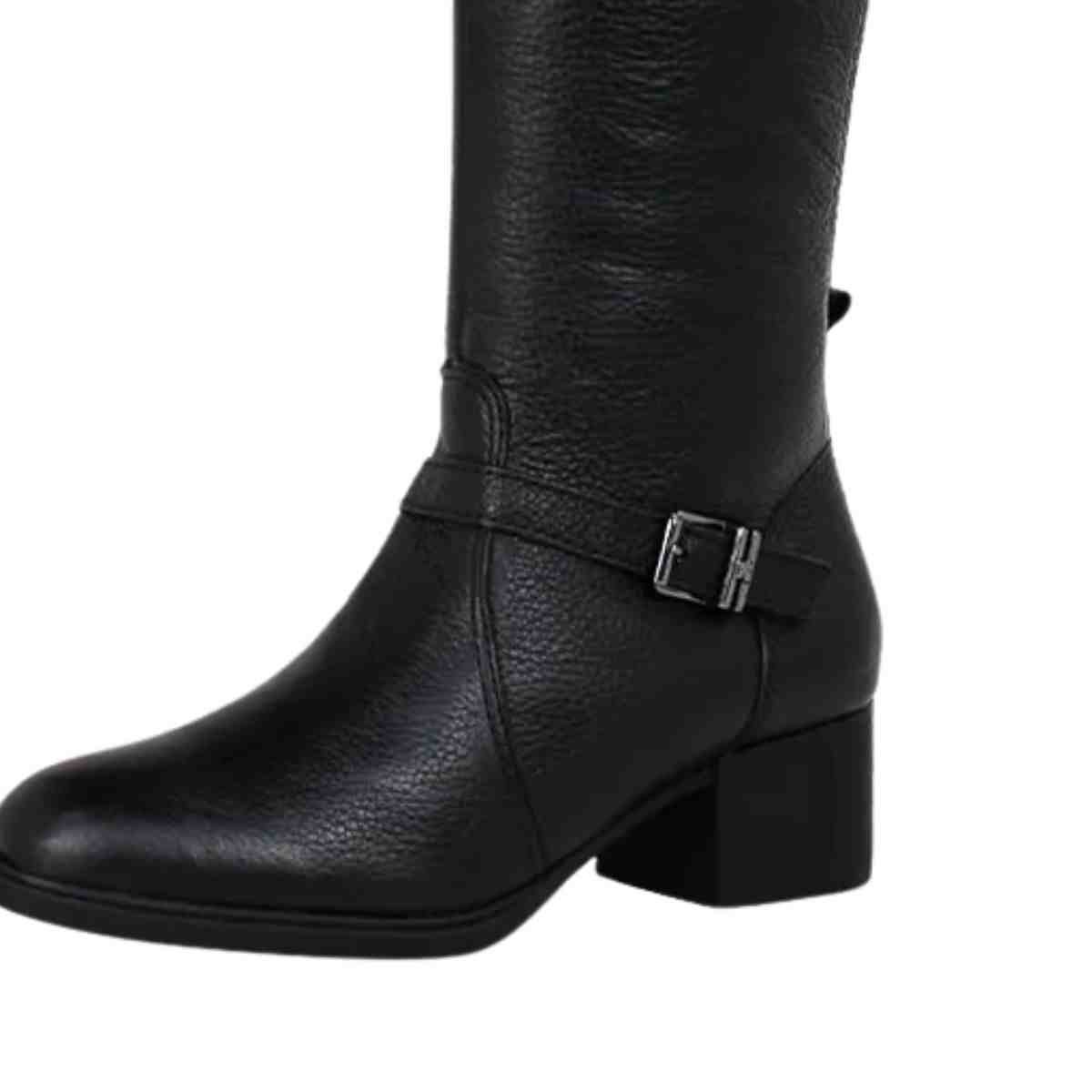 Bota Feminina Over The Knee Bottero Preta Preto 6