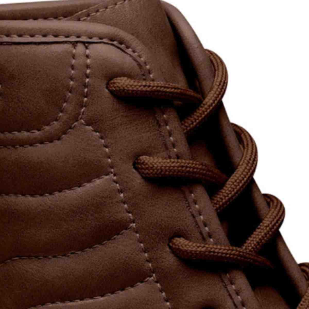 Bota Feminina Coturno Cano Médio Dakota Café Marrom 5