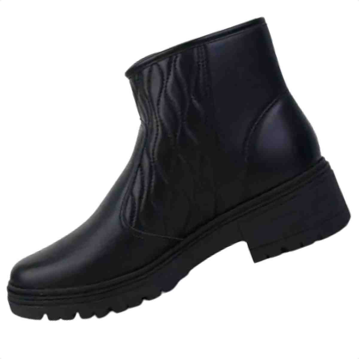 Bota Feminina Coturno Dakota Preta Preto 3