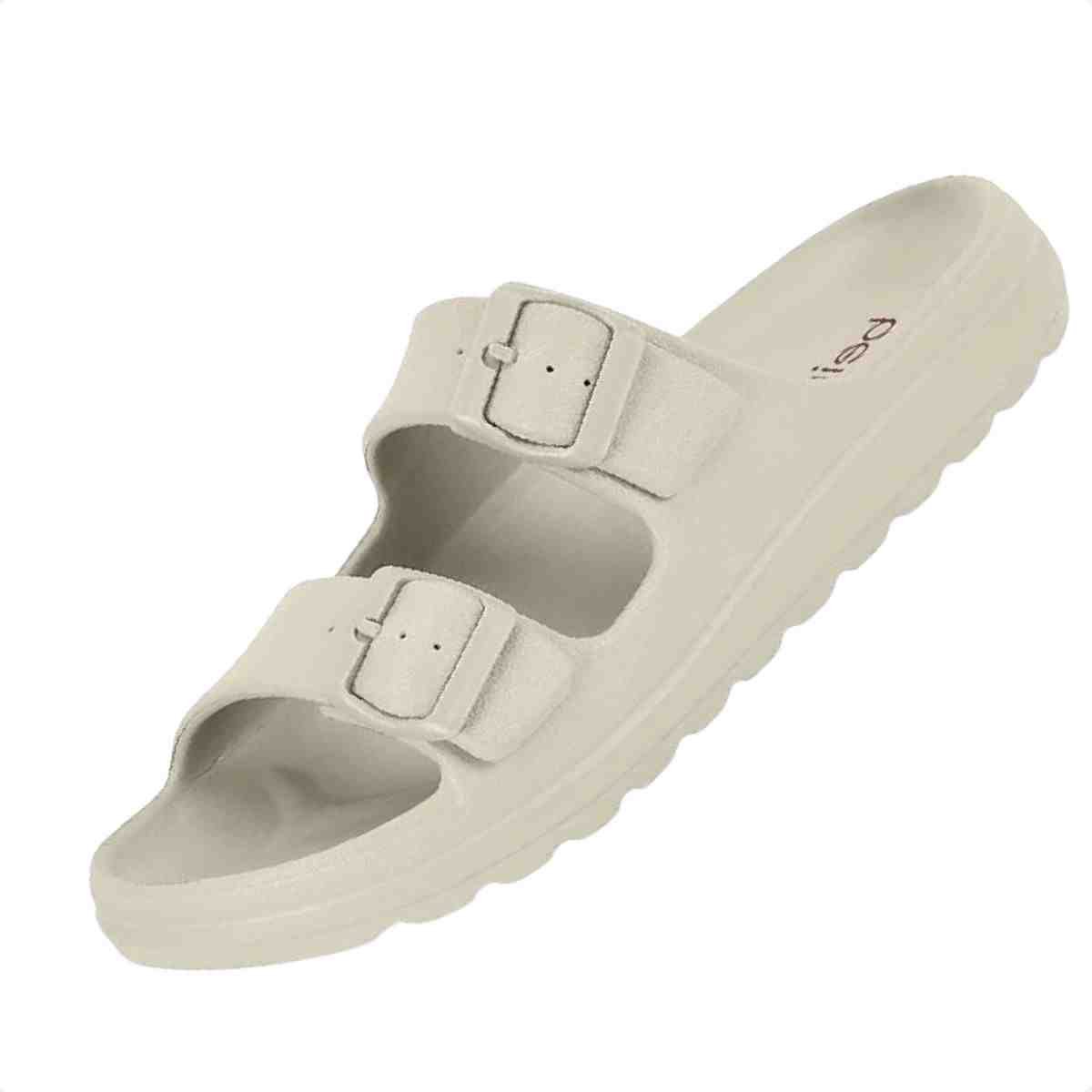 Chinelo Feminino Gaspea/Slide Beira Rio Branco Off Branco 2
