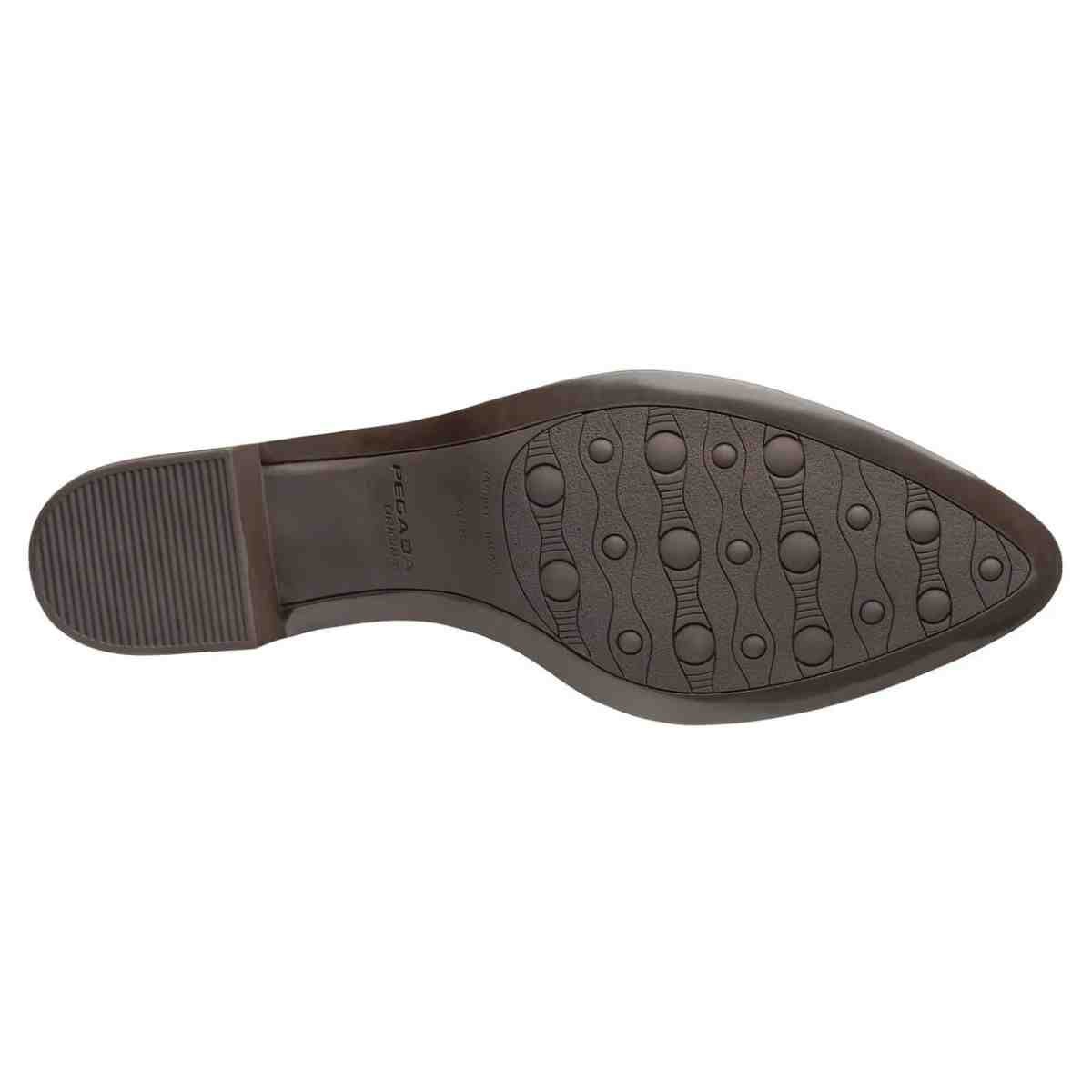 Bota Feminina Slouch Cano Médio Pegada Marrom Marrom 7