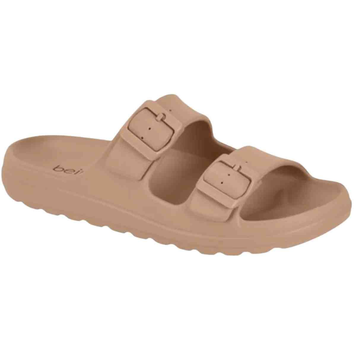 Chinelo Feminino Gaspea/Slide Beira Rio Nude Bege 5