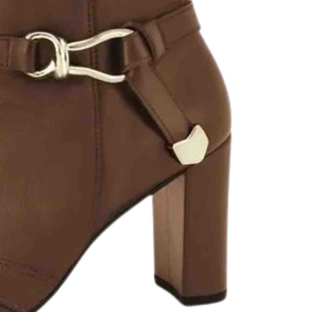 Bota Feminina Cano Alto Ramarim Marrom Marrom 7