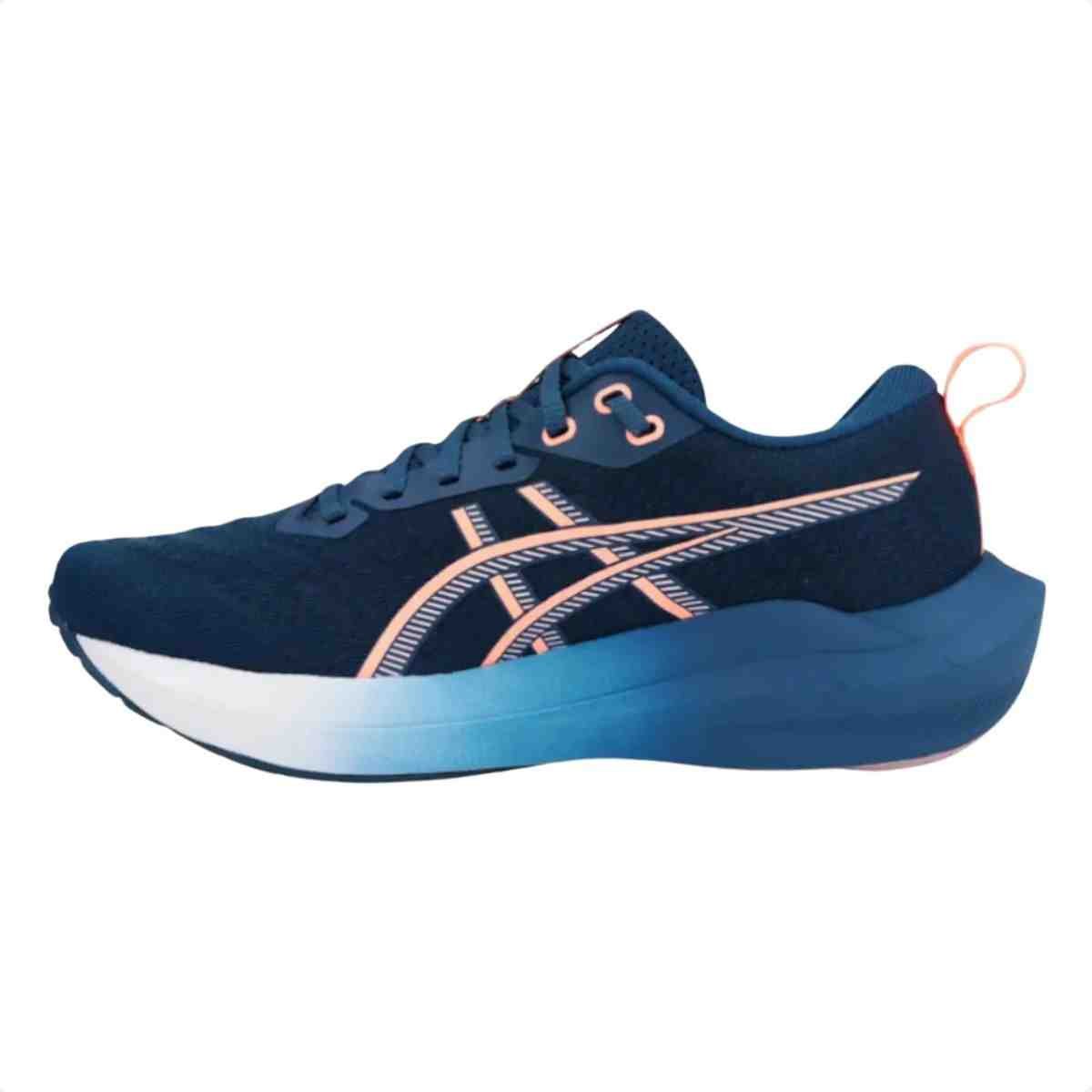 Tenis De Corrida Feminino Asics Gel Shogun 8 Azul Marinho Azul 3