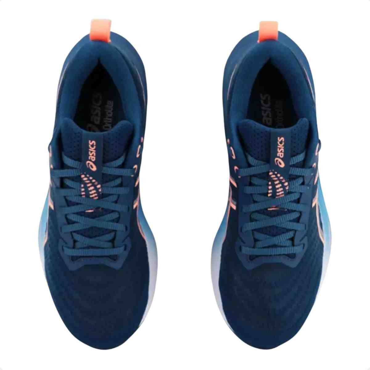 Tenis De Corrida Feminino Asics Gel Shogun 8 Azul Marinho Azul 6